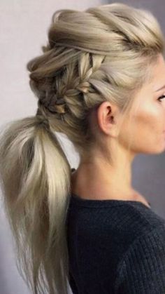 Festival Hair, Halloween Hair, Long Blonde Hair, Box Braids Hairstyles, Hair Dos, Ponytail Hairstyles, Trendy Hairstyles