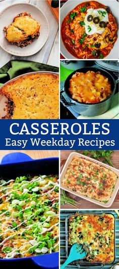 casseroles that are easy to make and delicious