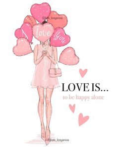 So Sweet Quotes, Love Someone Else, Valentines 2023, Valentine Fashion, Happy Alone, Megan Hess, Print Journal, Png Art, Fashion Art Prints