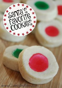 Cookies for Santa! These bright and festive Christmas cookies are Santa's absolute favorite! They are also perfect for class parties or cookie swaps! Christmas Thumbprint Cookies, Christmas Thumbprint, Thumbprint Cookie, Holiday Meal Planning, Christmas Shortbread, Buttery Shortbread Cookies, Buttery Shortbread, Shortbread Cookie Recipe, Food Wishes