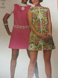 Vintage 60's Simplicity 8631 SIMPLE JUMPER DRESS MOD RETRO Sewing Pattern Women  | eBay 1960s Teen Fashion, 60s Fashion Women 1960s Outfits, Mod 60s Fashion, Mod Dress Pattern, Vintage Outfits 60s, Sewing Pattern Women, 60s Mod Fashion, 1960s Fashion Women, 60’s Fashion