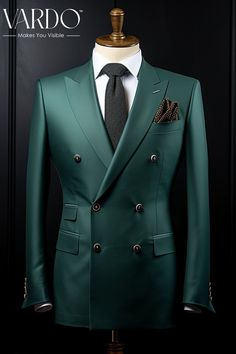 >>ORIGINAL ARTWORK AND CONTENT, PLEASE DO NOT COPY<< Men Suits, Suits For Man, Elegant Style Teal Green Double Breasted Suit for Men  , Formal Wear for Men, Formal  piece Wedding Suit, Double Breasted, Formal Fashion Slim Fit Suit. Description: Elevate your style with our Teal Green Double Breasted Suit, a timeless ensemble designed for the modern man who appreciates sophistication. This exquisite suit seamlessly combines classic charm with contemporary flair, making it a versatile choice for a range of occasions. Crafted with precision and attention to detail, the teal green hue adds a touch of uniqueness to your wardrobe, setting you apart from the crowd. The double-breasted design exudes confidence, while the tailored fit ensures a sharp, polished look that's bound to make a lasting imp Teal Green Suits For Men, Classic Green Double Breasted Suit For Groom, Green Long Sleeve Three-piece Suit For Business, Luxury Fitted Green Double Breasted Suit, Elegant Green Fitted Double Breasted Suit, Green Double Breasted Suit With Notch Lapel, Classic Green Double Breasted Suit, Classic Green Three-piece Single Breasted Suit, Green Double Breasted Suit