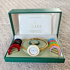 Gucci Change Bezel 12 Colors White/Gold Women's Watch Plating Quartz W/Box | eBay Gucci Change Bezel Watch, Gucci Bezel Watch Vintage, Gucci Watch Women Vintage, Gucci Bezel Watch, Vintage Gucci Watch, Line Logo