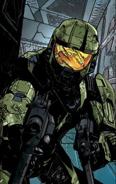 the cover to halo's upcoming comic series