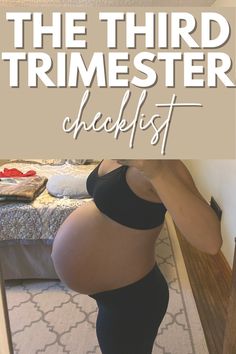 the third trimester checklist for pregnant women