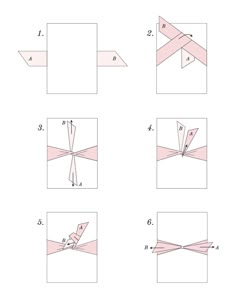 the instructions for how to make an origami bird