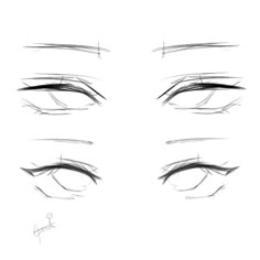 the steps to draw an eye