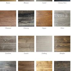 the different types of wood flooring that are available in various colors and sizes, including white