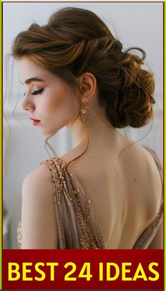 Get ready for the season with 24 bun hairstyles for prom 2024. These trendy updos are designed to keep you looking glamorous and feeling confident. Browse our selection and find the best bun hairstyle to match your look and gown. Prom Bun Hairstyles, Bun Hairstyles For Prom, Prom Ponytail Hairstyles, Low Messy Buns, Hairstyles For Gowns, Curly Prom Hair, Trendy Updos, Prom Bun, Prom Buns