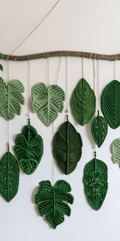 Nature-Inspired Monstera Crochet Wall Hanging DIY Crochet Plant Wall Hanging, Macrame Leaf Wall Hanging Pattern, Crochet Palm Leaf, Yarn Leaf Diy, Wall Crochet Decor, Crochet Fern Pattern, Crochet Hanging Decor, Room Crochet Decor, Monstera Crochet Pattern