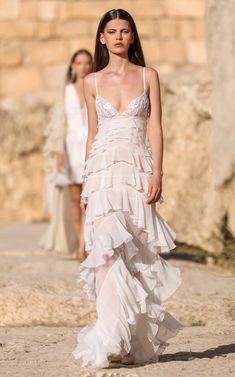 Women's Georges Hobeika Spring Summer 2024 Collection | Moda Operandi George Hobeika, Bridal Details, Georges Hobeika, Georgette Dress, Formal Outfits, White Maxi Dresses, Spring 2024, Elegant Dress, Dream Dress