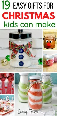 christmas gifts for kids can make