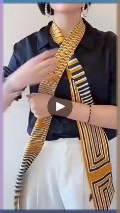 #silkscarf #tiptop #women #beauty #beautysalon #fashion #handmade #scarf #tie #fashion #tutorial #foryou #style #scarf. Scarfbeauty  Show · Original audio Road Trip Outfit, Tie Fashion, Maternity Chic, Scarf Tie, Handmade Scarf, Makeup Mistakes, Style Scarf, Trip Outfits, Gardening Outfit