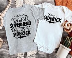 Siblings Shirts Matching Toddler Baby Set Superhero - Etsy Siblings Shirts, Best Dad Ever Shirt, Big Brother Little Brother, Twin Shirts, Sibling Shirts, Best Dad Ever, Little Brother, Fathers Day Shirts, Baby Set