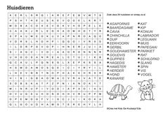 a printable worksheet for children's english words and numbers, including an animal