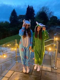 #halloween #matching Onesie Costumes For Halloween, Two Girl Halloween Costumes Friends, Best Friend Character Costumes, Sulley Monster Inc Costume, Mike Wazowski And Sully Costume Bff, Holloween Costume Ideas With Bsf, Bsf Matching Costumes, Matching Costume Ideas For Friends, 2 Matching Halloween Costumes