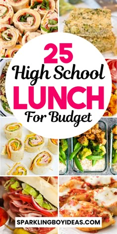 High school lunch ideas are essential for busy teens. Discover healthy lunches with easy lunchbox recipes and make-ahead lunches for kids. Try quick lunch ideas and budget-friendly school lunches. Explore creative sandwich ideas and vegetarian school lunches. High protein lunches and balanced school lunches ensure nutrition. Find nut-free school lunches, gluten-free school lunches, and no-cook lunches for school. Bento box lunch ideas, lunchbox snacks, and portable lunch ideas. School Lunch High Protein, Easy Lunches For Highschool, Non Sandwich Lunch Box Ideas, Easy Premade Lunches, Easy Healthy School Lunches For Teens, Teenage Lunches Ideas, Lunchbox Sides, Healthy Lunch Ideas For School For Teens, School Lunch For Teens