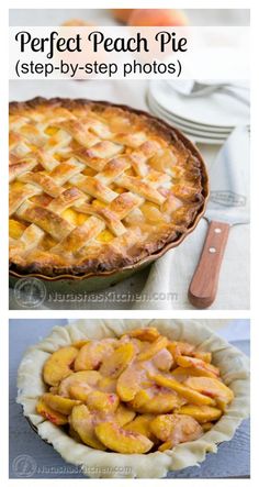 the steps to make perfect peach pie