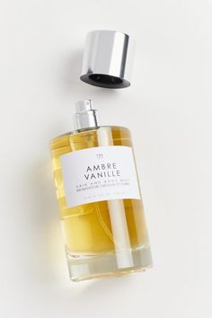 Bring freshness wherever you go with this cruelty-free hair and body mist from Gourmand, only at UO. Spray on body or through hair for vibrant wafts of fragrance all day with a long-lasting, subtle formula that evolves with you. Scents Ambre Vanillé: bergamot, almond flower, vanilla bourbon, amber, sandalwood, musk Citron Glacé: Lemon, Jasmine, Rock Sugar Lait de Coco: bergamot, vanilla praline, creamy coconut Fleur De Blonde: ambrette, violet, cashmere musks Peachello Pétillant: sweet orange, p Hair And Body Mist, Vanilla Mousse, Almond Flower, Vanilla Bourbon, Fruit Du Dragon, Fragrances Perfume Woman, Perfume Collection Fragrance, Perfume Scents, Perfume Lover