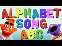 an animated alphabet song with sesame and bert