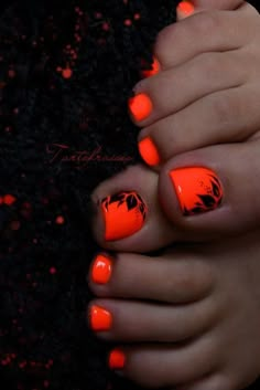 Toenail Art, Neon Nail Art, Summer Pedicure, Unghie Nail Art