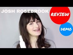 JOSH ROSEBROOK HYDRATING ACCELERATOR #JoshRosebrook #organicskincare #greenbeauty #HG #video #review Organic Skin Care, Self Care