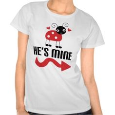 Couple Cute Ladybug Tee Shirt Cute Ladybug, Couple Cute, Shopping Stores, Shopping Store, Hot Deals, Tee Shirt, Tee Shirts, My Saves