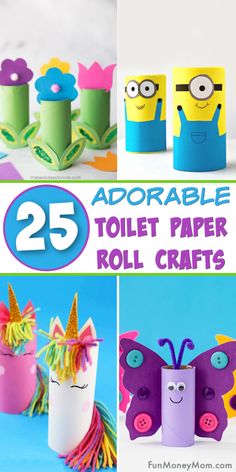 25 adorable toilet paper roll crafts for kids