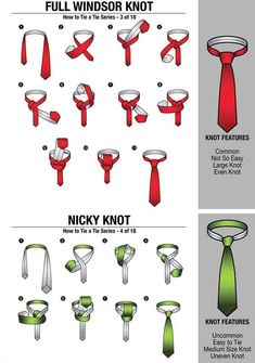 Step your tie game in 2014 guys. I COMMAND THEE! (the more intricate the knot, the more loops, then the longer the tie needs to be) Types Of Tie Knots, Simple Tie Knot, How To Tie A Necktie, Tie A Tie Easy, Cool Tie Knots, Full Windsor Knot, Tie Knot Styles