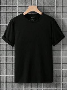 Black Tishert, Black Plain Tshirt, Black Tshirt Men, Plain Black T Shirt, Free T Shirt Design