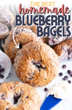 the best homemade blueberry bagels recipe ever