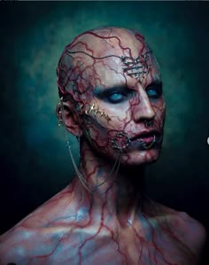 Halloweenský Makeup, Prosthetic Makeup, Art Cyberpunk, Drag Make-up, James Smith, Special Fx Makeup, Horror Makeup, Zombie Makeup, Halloween Makeup Inspiration