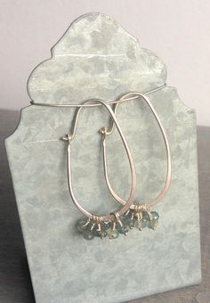 Sterling Silver Hoop Earrings | Moss Aquamarine Earrings | Aquamarine… Moss Aquamarine, Aquamarine Earrings, Sterling Silver Hoop Earrings, Sterling Silver Hoops, Earrings Sterling Silver, Silver Hoops, Silver Hoop Earrings