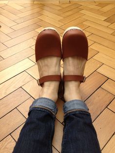 This isn't my style, but I really like these. Love clogs from Lotta from Stockholm Lotta From Stockholm Clogs, Fringe Shoes, Wooden Clogs, Vans Style, Wooden Shoes, Gorgeous Shoes, Casual Street Style, Signature Style