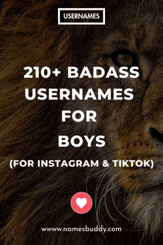 Badass Usernames for Boys