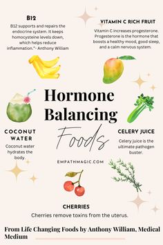 Hormone Balancing Foods, Increase Progesterone, Hormone Balancing Diet, Foods To Balance Hormones, Healthy Mood