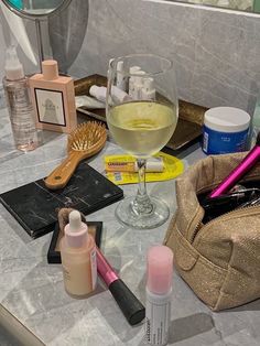 Bathroom Counter, Aesthetic Makeup, Take Care Of Yourself, Glow Up?, Skin Makeup, Maquillaje De Ojos, Dream Life, Beauty Skin