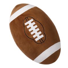 an american football on a white background