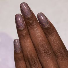 Mocha Brown Ultra Holographic Nail Polish Peach Nail Polish, Holo Nail Polish, Ilnp Nail Polish, Metallic Nail, Metallic Nail Polish, Peach Nails, Holographic Nail Polish, Mocha Brown, Soft Focus