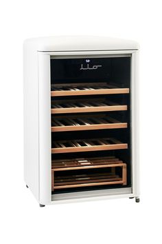 an image of a wine cooler that is open