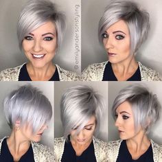 Short Platinum Hair, Braids In The Front Natural Hair, Styles For Black Women, Summer Hair Color Ideas, Mom Cut, Pixie Hair, Platinum Hair, Haircut And Color