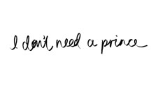 the words i don't need a price written in black ink