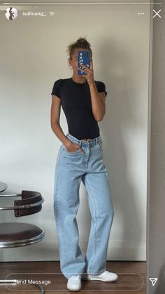 Going Out Crop Tops, Looks Adidas, Looks Pinterest, Outfit Jeans, Outfit Trends, Stockholm Fashion, Mode Inspo