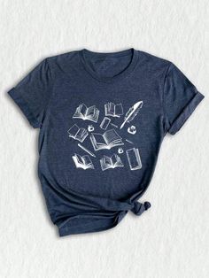 This stylish book lover shirt is the perfect gift for avid readers and educators alike, featuring trendy designs that celebrate a passion for literature. Crafted with high-quality materials, it offers both comfort and durability, making it ideal for everyday wear or special occasions. The shirt showcases unique bookish art, appealing to those who appreciate dark academia aesthetics and the joy of reading. Whether for a teacher, a bookworm, or as a thoughtful present for a friend, this custom shi Dark Academia Aesthetics, Dark Academia Shirt, Bookish Art, Minimalist Book, Academia Aesthetics, Bookworm Shirt, Custom Shirt, Trendy Designs, Trendy Shirts