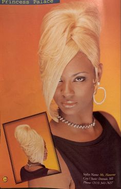 Nicole Wray, Black Nostalgia, 2000s Makeup Looks, Black Hair 90s, Black Hair Magazine, Black Hair Updo Hairstyles, Fashion 1990s, Bottle Blonde, Rave Hair