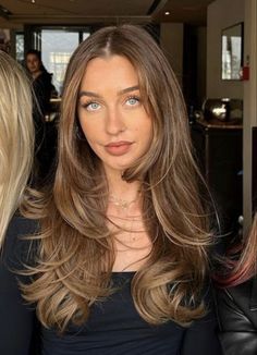 Brown Hair Inspiration, Honey Brown Hair, Hair Stylies