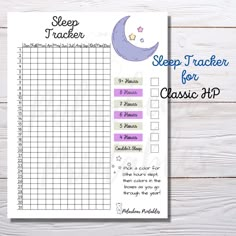 a sleep tracker with the words sleep tracker for beginners on it and an image of a