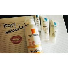 Happy Wednesday!!  #skincare #routine #anthelios #hydreane #bbcream #30dayshydreane #30jourshydreane Happy Wednesday, Bb Cream, Ants, Skincare Routine, Shampoo Bottle