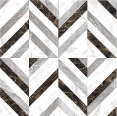 an abstract marble tile design with black and white stripes on it's sides, which are interlocked in squares