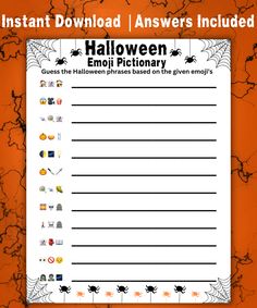 halloween printable worksheet for kids to practice the wording and writing skills